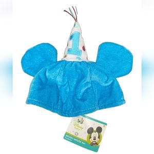 COPY - Disney Baby 1st Birthday Blue #1 Mickey Mouse Ears Hat